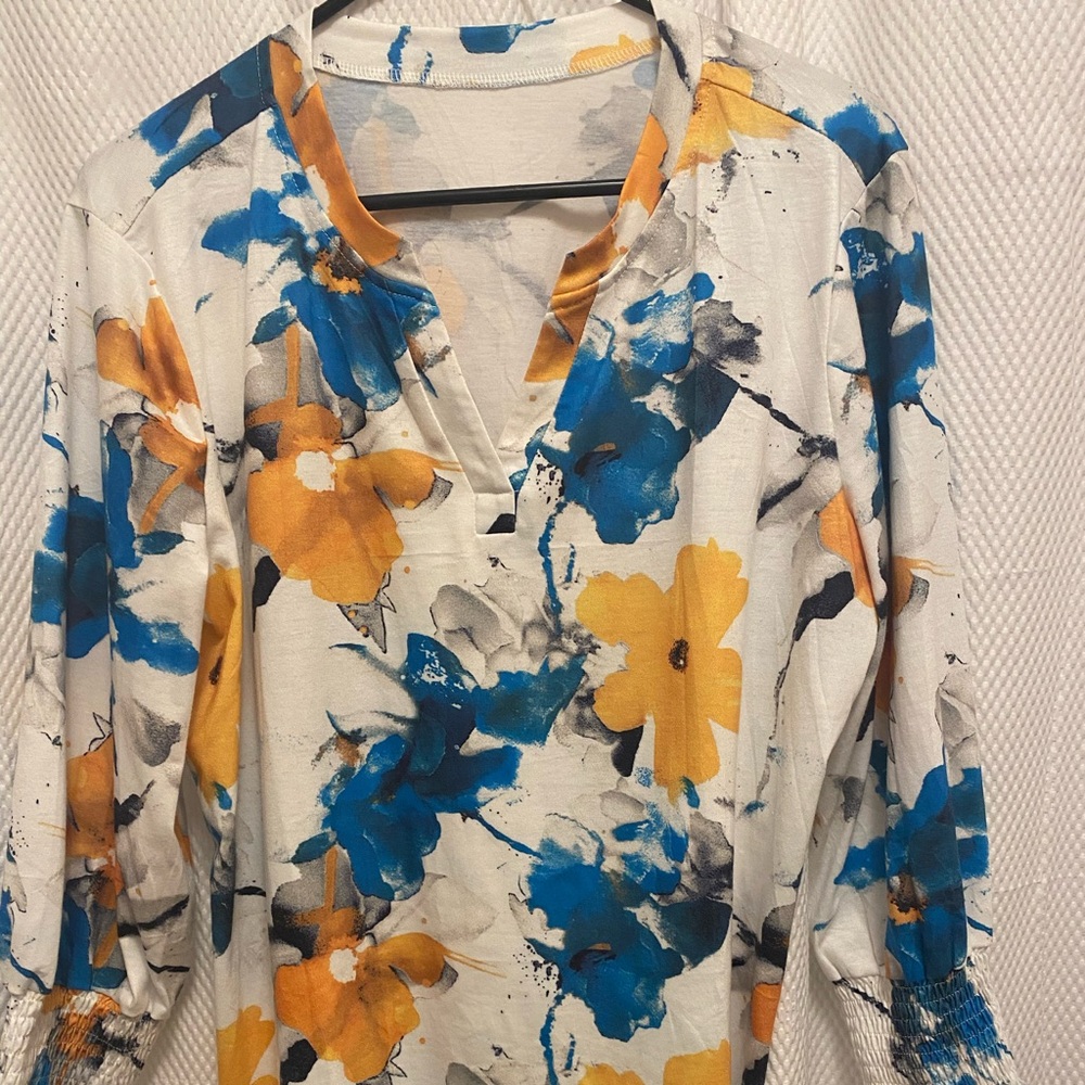 Floral Print Women's Top